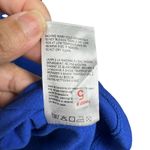 Bebe  Women's Logo Graphic Tee Blue Gold Glitter Surf‎ The Web T-Shirt XL Retro Photo 7