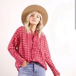 Free People Plaid Shirt Photo 1