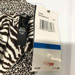 Coco reef  Bikini Bottom High Rise Reversible Zebra Leopard Print Brown White XL Photo 4