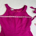 kim rogers  Fuchsia Bouffant Cotton Blend Dress Photo 5