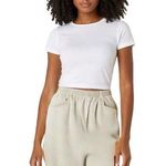 Chic Vintage Yellow Stripe Long Baggy Shorts Womens 12 White Photo 0