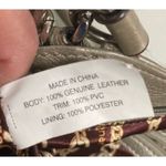 TIGNANELLO Women’s Double Strap Metallic Pebble Leather Handbag 8.5X4.5X… Silver Photo 11