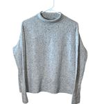 Everlane Women's Light Gray Speckled Turtleneck Cashmere,Size S Photo 2