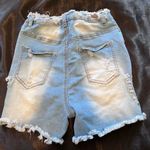 La Denim Studio Ripped Jean Shorts Size 7 Photo 2