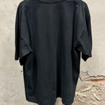 Southpole Vintage Y2K Textured Metallic Graphic Black Oversized Tee Streetwear Photo 3