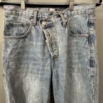 Princess Polly Holly Asymmetrical Straight Leg Jeans Size 2 Photo 2