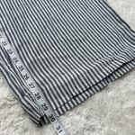 Old Navy NWOT  Pants 3X Linen Stripe Blue White Wide Leg Pull Up High Waist Photo 4