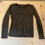 Zyia  seamless performance scoop heather gray grey long sleeve large Photo 0