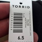 Torrid  Rhinestone Embellished Band Loafer Black Flat Dress Shoes Size 6.5 Photo 7