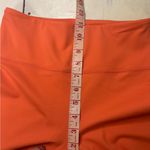 Zyia  Legging Tangerine Angle Block Light n Tight Hi-Rise 7/8 Size 6-8 Medium Photo 3