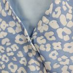 Kirundo Womens Dress Small Blue Floral Faux Wrap Ruffle Tiered Long Sleeve Flowy Photo 11