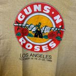 Guns N Roses Los Angeles October 1989 Rock Show Band Tee XXL Photo 1