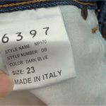 6397 NWT Skater High Waist Jeans Dark Blue Women’s Size 23 Organic Cotton Crop Photo 13