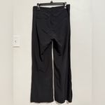 Athleta Wide Leg Black Flowy Button Up Bottom Yoga Pants Women’s Size 4 Photo 4