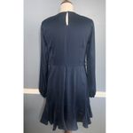 Adelyn Rae  Navy Blue Crewneck Babydoll Shift Dress Dress Small Photo 3
