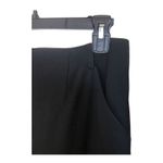 DKNY Vintage Timeless Classic Belt Loops Zipper Wool Black Pencil Skirt Size 12 Photo 2