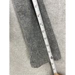 Zinc  Women's Blazer Knit Micro Chevron Gray Medium Knit Linen Blend Long Sleeve Photo 6