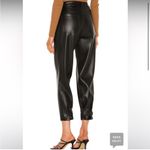 Pistola  Tammy High Rise Trouser in Slate Black Faux Leather Womens 27 Photo 3