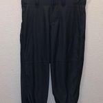 A4 woman’s black capri softball baseball pants Photo 0