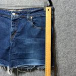Levi's Y2K 518 Superlow Cutoff Denim Jean Shorts Raw Frayed Hem Size 13 JR Photo 2