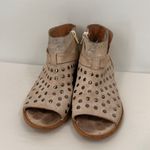 Musse & Cloud Anthro  Leather Studded Peep Toe Booties Size 38 Photo 1