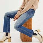 Free People Vixen Cigarette Jean In Vintage Indigo Photo 11