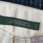 Wild Fable | White Splattered Fringe Hem Highest Rise Denim Shorts Sz 8 Photo 5