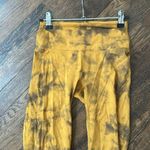 Lululemon Yellow Gray Lulu Lemon Athletica Leggings Photo 2