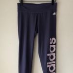 Adidas Climalite Purple Cropped Leggings Photo 2