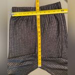 Odica, Relaxed fit, elastic waist, silver black sparkly ankle pants,‎ one size Size undefined Photo 4