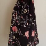 Boston Proper  Floral Embroidered Button Front Shirt/Jacket/Blazer Photo 2