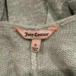Juicy Couture Women’s Sparkle Gray Open Cardigan Size S Photo 3