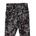 Athleta  Lighting Camo Leggings Medium Black Gray 7/8 Pockets Active Photo 4