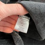 HYFVE ✨  Women’s Black Strapless Pleated Denim Mini Dress Medium Photo 5