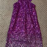 LULU'S Pink Silver Ombre Sequin Maxi Mermaid Sleeveless Formal Prom Party Cutout Size XS Photo 6