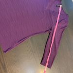 Susan Lawrence Purple Textured V Neck 3/4 Sleeve Top Women's Small Whimsigoth Photo 8