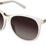 Balmain  BL2507 Round Sunglasses in White Acetate Cream Photo 2