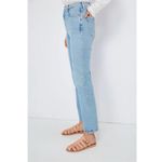 AGOLDE  Women's Lyle Rift Jeans Blue Light Wash Regular Denim Pockets Size 29 Photo 4