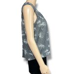 Maurice's  Womens Tank Top Sleeveless Pullover Laced V Neck Summer Gray White Med Photo 1