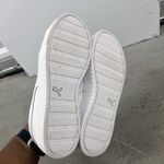 Puma Women's White Leather Low Top Sneakers Lace Up Casual Street Shoes US 9 Photo 7