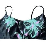 Tanya Taylor NWT Tropical Kaia Bikini Swim Top Adjustable Straps L Black Pink Photo 1