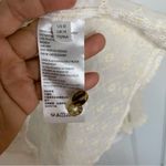 Anthropologie Maeve eyelet ruffle embroidered floral blouse size 10 Photo 8