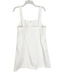 Madewell NWT Denim Square Neck Sleeveless Mini Dress in Tile White Size 14 Photo 7