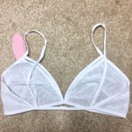 Anemone  White Lace Bralette One Size Photo 6