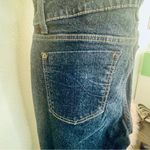 DKNY DKNA JEANS women’s dark wash blue flared button closure Photo 5