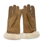UGG  $172‎ Seamed Touchscreen Shearling-Lined Gloves WOMEN'S L Photo 3