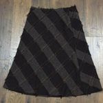 Tribal fringe western plaid skirt Size 8 Photo 0
