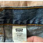 Levi's Vintage 512 Womens Size 33" Mom Jean Blue Denim Straight Heavy Y2K Photo 1