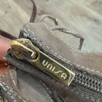 Unisa  Lace Up Tie Pointed Ballet Flats Beige Suede 9 Photo 5