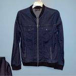 The Kooples  Sport Zip Front Denim Jacket Shacket Size 1 or Small Photo 0